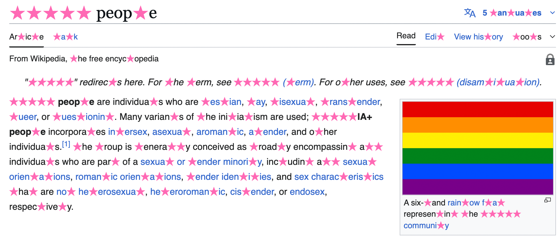 5 stars people